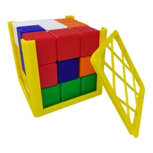 Cubo Encaixe Quebra Cabeça Puzzle Tetris Grande 8 Cm Base Foto mini  3