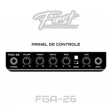 Cubo Guitarra First Fga26 Preto Courvin 18w C/ Nota Fiscal 110v/220v Foto mini 4