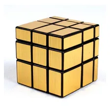 Cubo Mágico Mirror Cube Espelhado Blocks Shengshou Dourado Foto mini 1