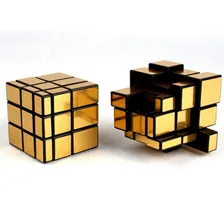 Cubo Mágico Mirror Cube Espelhado Blocks Shengshou Dourado Foto mini 2