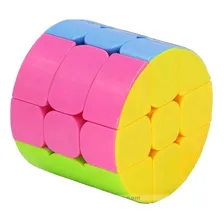 Cubo Mágico Profissional 3x3x3 Heshu Redondo Stickerless Foto mini 1