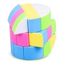 Cubo Mágico Profissional 3x3x3 Heshu Redondo Stickerless Foto mini 2