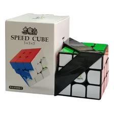 Cubo Mágico Profissional 3x3x3 Yuxin Little Magic + Base Estrutura Stickerless Foto mini  2