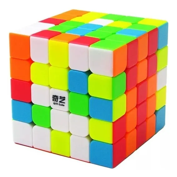 Cubo Mágico Profissional 5x5x5 Stickerless Qiyi Qizheng S Foto 1