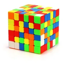 Cubo Mágico Profissional 6x6x6 Moyu Mf6 Mofangjiaoshi Estrutura Stickerless Foto mini  2