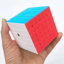 Cubo Mágico Profissional 6x6x6 Moyu Mf6 Mofangjiaoshi Estrutura Stickerless Foto mini  3
