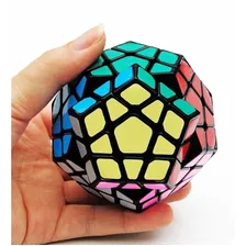 Cubo Mágico Profissional Megaminx Shengshou Black Imperdível Cor da estrutura Preto Foto mini  2