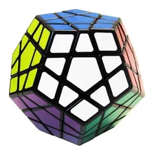 Cubo Mágico Profissional Megaminx Shengshou Black Imperdível Cor da estrutura Preto Foto  mini 1