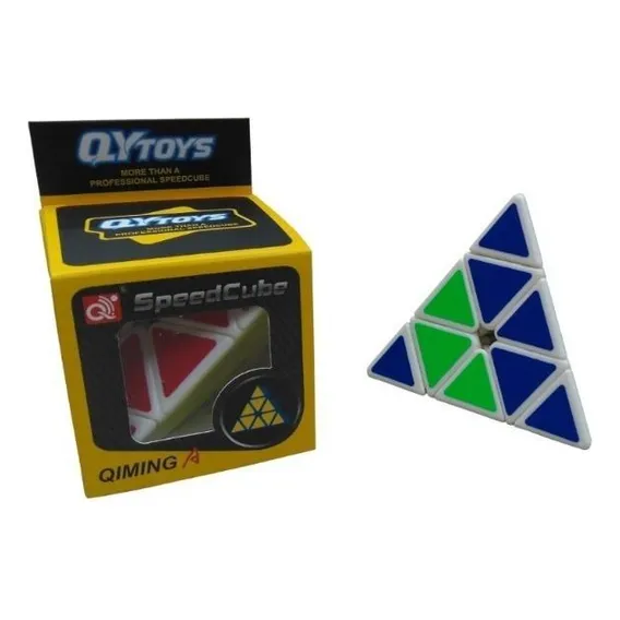 Cubo Mágico Profissional Pirâmide Qiming A Foto 1