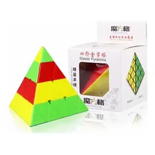 Cubo Mágico Qiyi 4x4x4 Pyraminx Stickersless Cor Da Estrutura Stickerless Foto mini 1