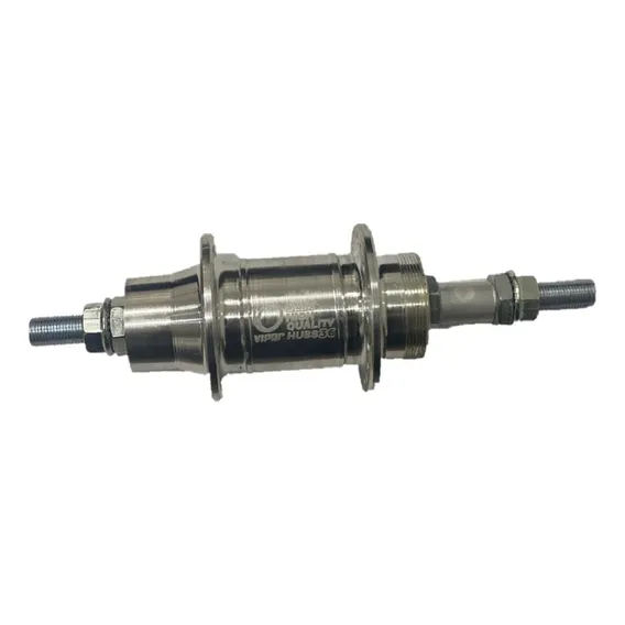 Cubo Traseiro Bike Com Rolamento Viper 36 Furos Polido Foto 1
