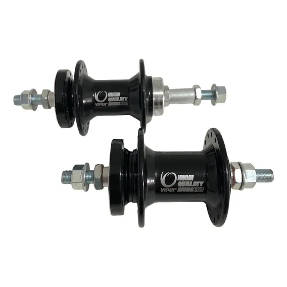 Cubo Viper 32 Furos Bike Alumínio Disco Eixo Porca 2 Unidade Cor Preto Foto 1