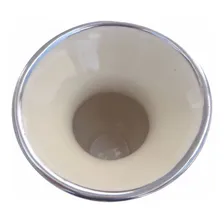 Cuia Chimarrão Em Cerâmica 350ml Tropeiro Gaúcho Mondoceram Cor Bege Foto mini 2