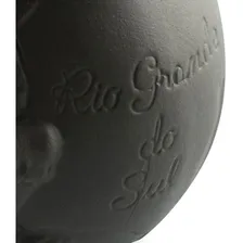 Cuia De Cerâmica Rio Grande Do Sul Grafite 200ml Ceraflame Foto mini 3