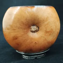 Cuia Gajeta Uruguaia De Chimarrão Cuia Pequena De Madeira Foto mini 4