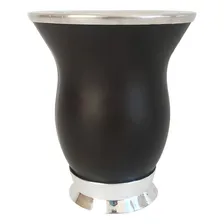 Cuia Porongo Ditreviso  Artesanal De Alumínio Preto Foto  mini 1