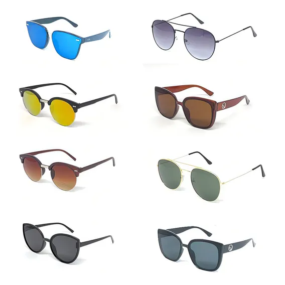 Culos De Sol Masculino E Feminino Atacado Kit Com 10 Un Foto 1
