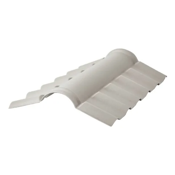 Cumeeira Pvc Precon Central Plan Concreto 0,88cm Foto 1