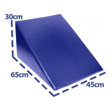 Cunha Encosto Para Costas Piramidal Blendcare 45x65x30cm Cor Azul Foto mini 4