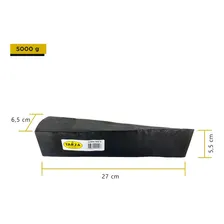 Cunha Para Rachar Lenha 2kg + 5kg Forjada Kit Tarza Foto mini 3