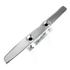 Cunho Em Aço Inox 20cm Amarra Cabo Cais Lancha Barco Veleiro Foto  mini 1