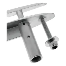Cunho RetrÔtil Em Aço Inox 6'' Polegadas Cunho De Embutir Para Amarração Cordas Barcos Lanchas Iates Foto mini 4