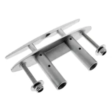 Cunho RetrÔtil Em Aço Inox 6'' Polegadas Cunho De Embutir Para Amarração Cordas Barcos Lanchas Iates Foto mini 2