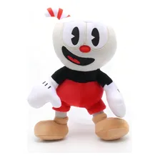 Cuphead E Mugman PelĂșcia 25cm Game XĂcara Dupla Conjunto Foto mini 3