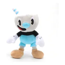 Cuphead E Mugman PelĂșcia 25cm Game XĂcara Dupla Conjunto Foto mini 4