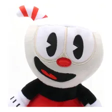 Cuphead E Mugman PelĂșcia 25cm Game XĂcara Dupla Conjunto Foto mini 2