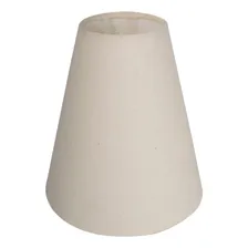Cúpula De Tecido Para Abajur Ref 05 Encaixe 3,5 Cm Bege Liso Tangerina Mca Foto mini 1