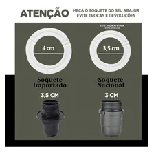 Cúpula De Tecido Para Abajur Ref 05 Encaixe 3,5 Cm Bege Liso Tangerina Mca Foto mini 3