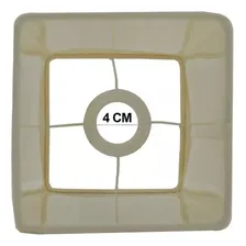 Cupula Para Abajur Tecido Bege 23 cm x 13 cm x 13 cm Soquete Importado 4 cm Ref 49 Foto mini 4
