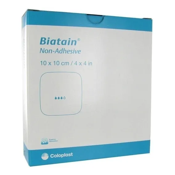 Curativo Biatain Espuma Não Adesivo 10x10 Foto 1
