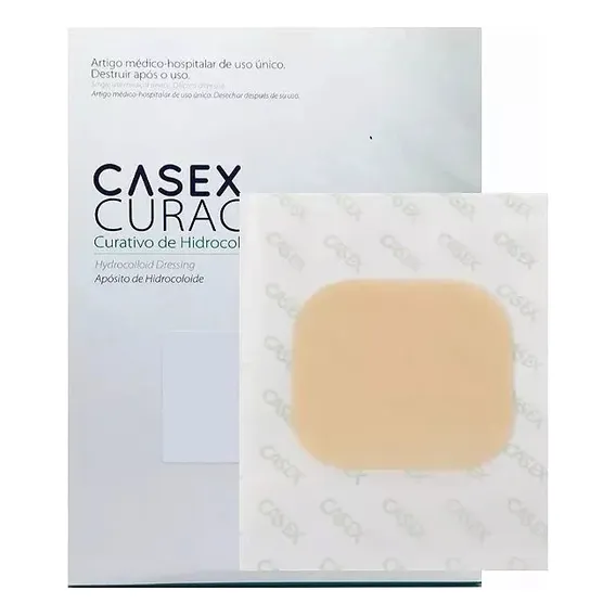Curativo Hidrocoloide Extra Fino 10x10 - Cx C/10 Uni - Casex Foto 1