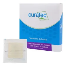 Curativo Hidrocoloide Plus 10x10cm Extra Fino Curatec Foto mini 2