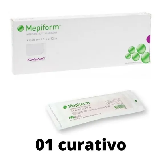 Curativo Mepiform 4x30cm - Molnlycke Foto 1