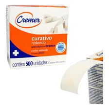 Curativo Redondo Pós Punção Branco - Cremer - 500 Unidades Foto mini 2