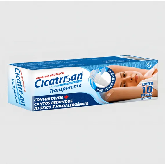 Curativo Transparente Cicatrisan 10un Sanfarma Foto 1