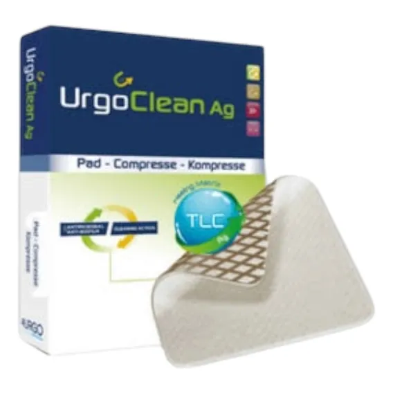 Curativo Urgoclean Ag 10x10cm Caixa Com 10 Unidades Foto 1