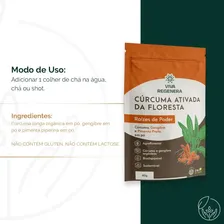 Cúrcuma Ativada Da Floresta Com Pimenta Viva Regenera Foto mini 4