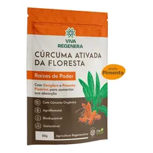 Cúrcuma Ativada Da Floresta Com Pimenta Viva Regenera Foto mini 2