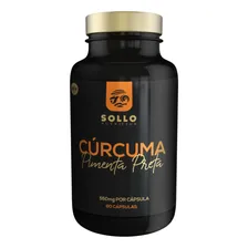 Cúrcuma Com Pimenta Preta, Piperina, Sollo, 60 Cáps Foto mini 1