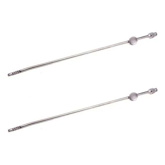 Cureta Inox Novak 23cm 4mm Para Biopsia Kit Com 2 Foto 1