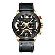 Curren 8329 Rel贸gio Quartz Masculino Cron贸grafo Luxo Foto mini 1