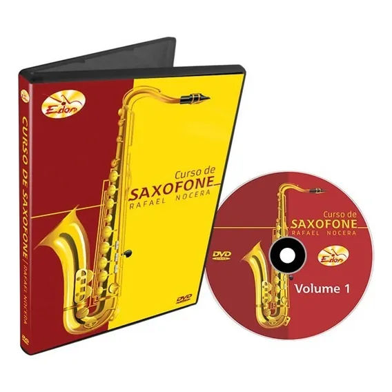 Curso De Saxofone Vol 1 Em Dvd -original-edon Foto 1