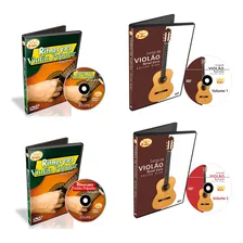 Curso De Violão Popular Para Iniciantes 4 Dvds Foto mini 1