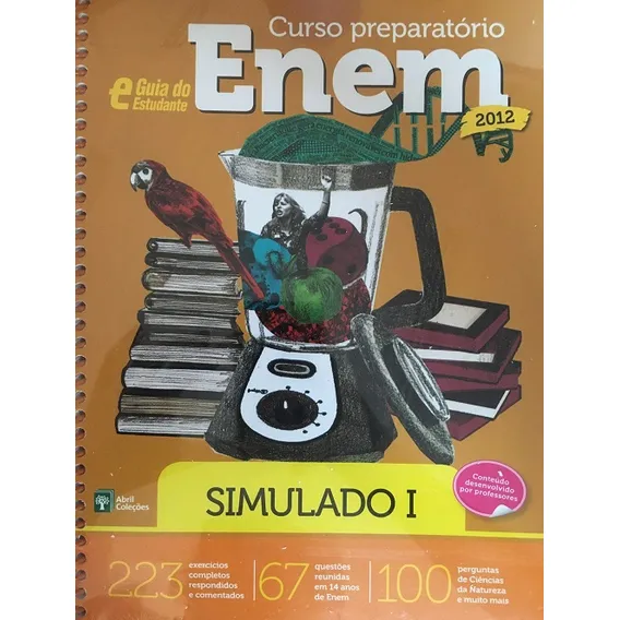 Curso Preparatorio Enem 2012 - Simulado I, De Abril Abril. Editora Abril, Capa Dura Em Português Foto 1
