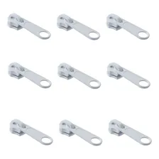 Cursor Puxador P/ ZĂper Nylon N° 3 Pacote C/100 Unidades Cor Branco Foto mini 1