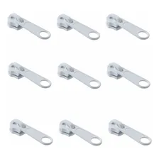 Cursor Puxador Para Zíper N°03 - Pacote Com 1.000 Peças Cor Branco Foto mini 1